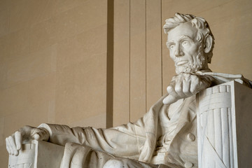 Close Up Of Abraham Lincoln At The Lincoln Memorial In Washington Dc Wall Mural Questions & Answers