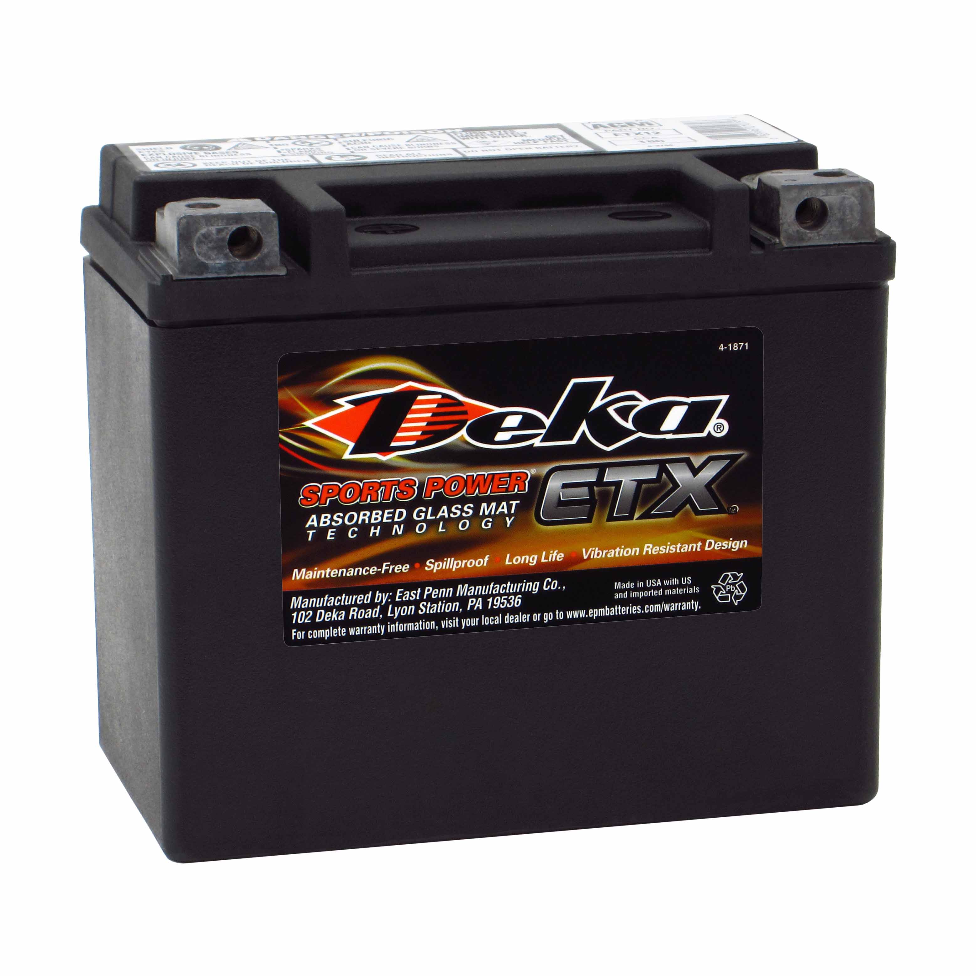 Deka ETX12 12-BS AGM Powersport Battery Questions & Answers