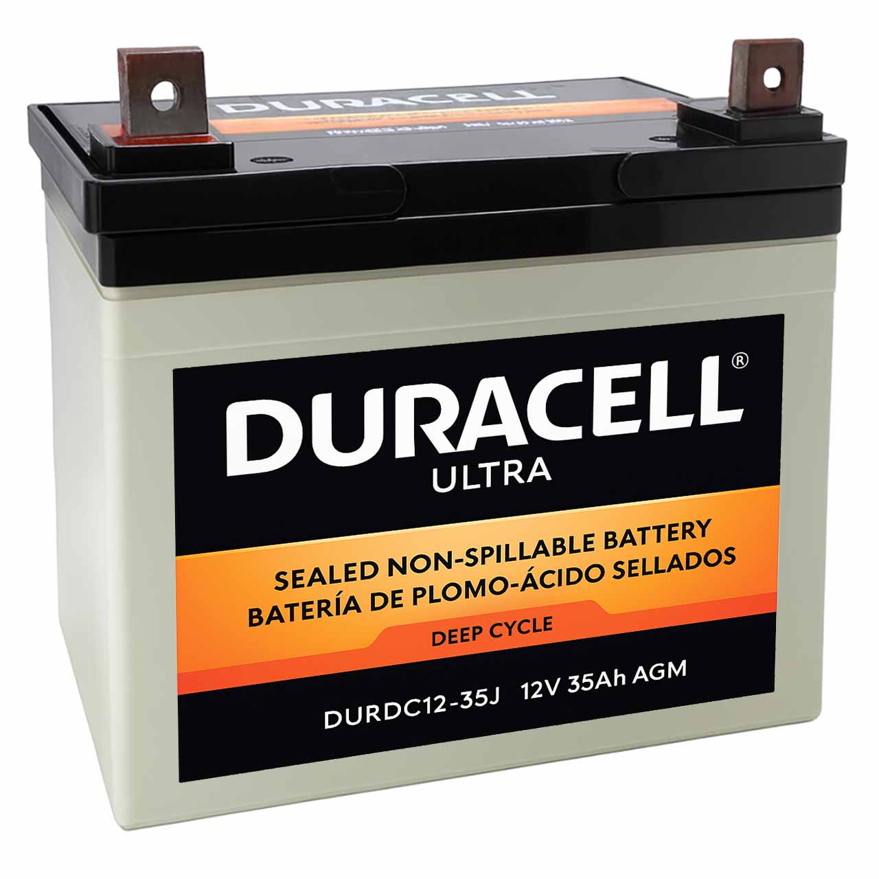 Duracell 12V 35Ah Deep Cycle AGM Battery Nut & Bolt J Terminals Questions & Answers