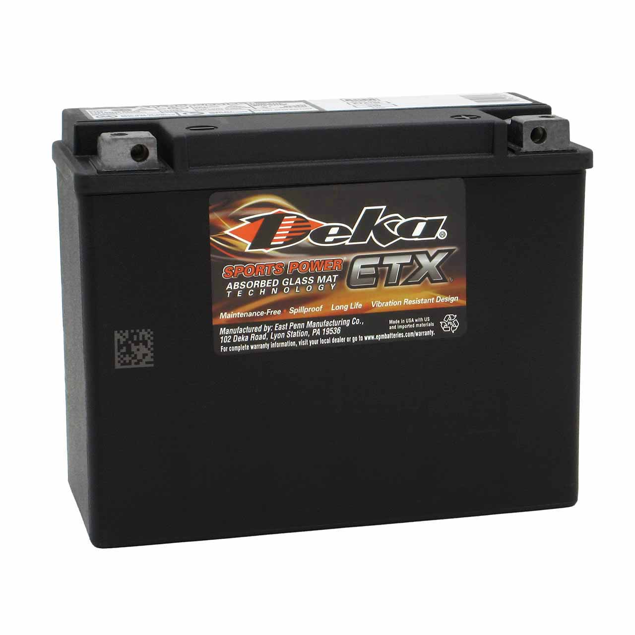 Where are Deka Powersport batteries made?