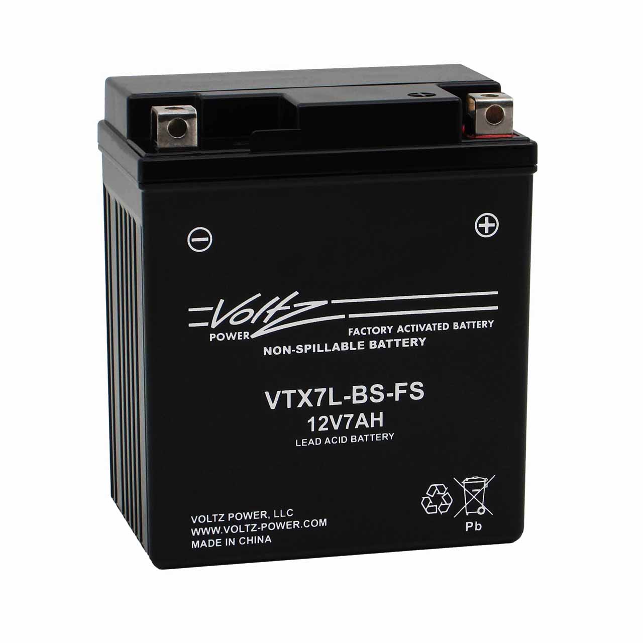 What are the dimensions of a Powersport Group 7L-BS battery?