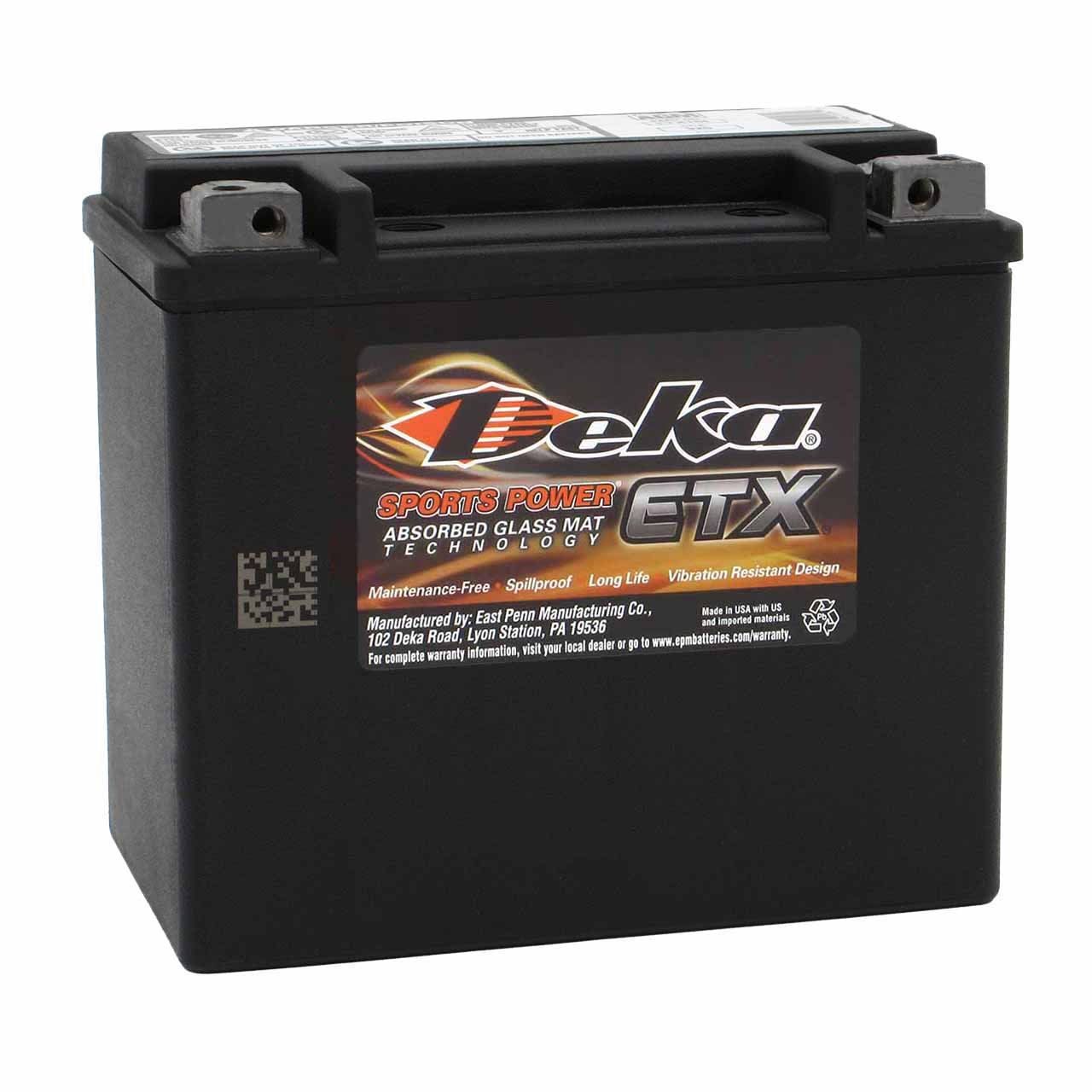 Where are Deka Powersport batteries made?