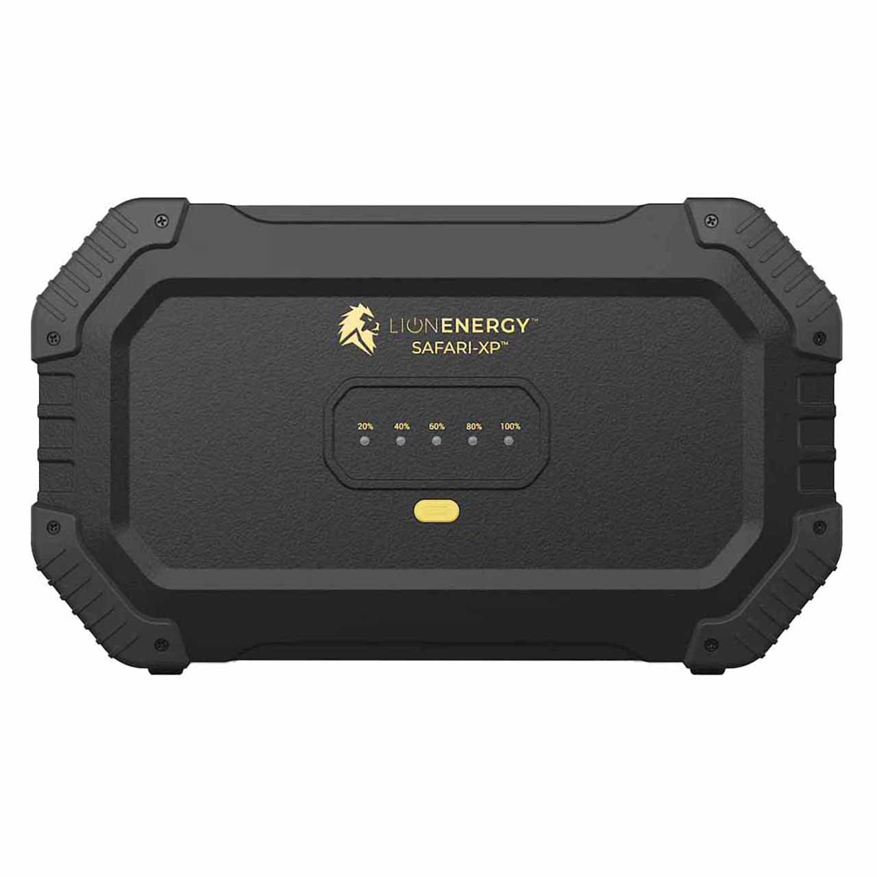 What type of battery do portable power stations use?