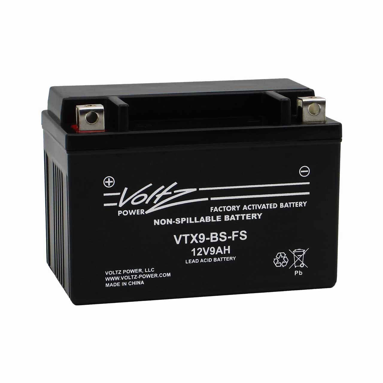 What are the dimensions of a Powersport Group 9-BS battery?