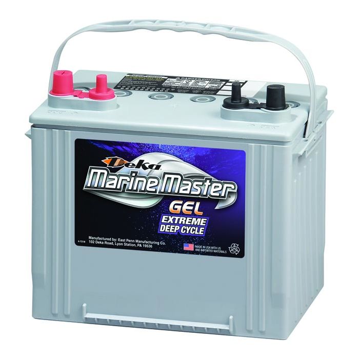 Where are Deka Marine Master deep cycle batteries made?